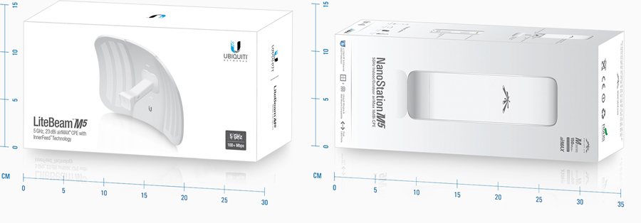 LBE-M5-23 - LBE-M5-23-UBIQUITI NETWORKS-LiteBeam airMAX M5 CPE hasta 100 Mbps, 5 GHz (5150 - 5875 MHz) con antena integrada de 23 dBi - Relematic.mx